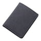 thumbnail image 2 of Cartera de lona para hombre, tarjetero corto para dinero, funda para tarjeta de identificación, cierre de botón plegable Vertical, tarjetero de negocios, cartera plegable duradera Negro jinwen billetera de hombre, 2 of 8