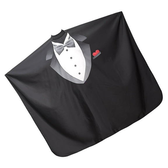 Pretyzoom Stain Resistant Barber Cape for Barbershops, Professional Haircut Cape 1 Set with Material