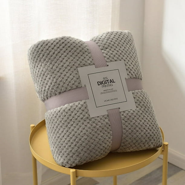 Manta Polar Coral, Diseño Supersuave y Relieve, Transpirable y Cálida, Ideal para Interiores y Exteriores, Ideal para Camping y Picnic, Perfecta para Hombres y Mujeres, 110 X 180 Cm.