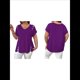 thumbnail image 3 of Blusas Tipo Túnica de Corta para Mujer, con Escote en V Recortado, Elegantes, Informales, Holgadas y Largas Púrpura 5XL, 3 of 7