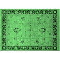 thumbnail image 1 of Ahgly Company Indoor Rectangle Oriental Emerald Green Industrial Area Rugs, 2' x 3', 1 of 4