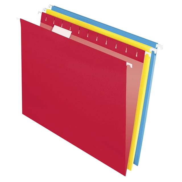 Fólder Colgante Reciclado Pendaflex Carta 3 Colores C/25 Piezas