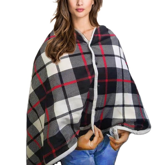 Heated Shawl Blanket Widely Use for Home, Office, Outdoor Walking, Camping