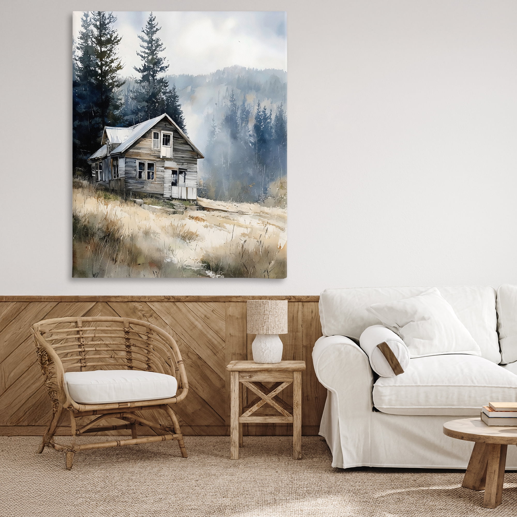 Stupell Industries Old Mountain House Canvas Wall Art, design by Franklyn Gregory