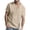 AB1378 Khaki, variant on Mens T Shirts Solid Color Short Sleeve Drawstring Hooded Fashion Comfortable Man Summer Vacation Party Outfits White Size Xl