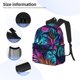 thumbnail image 3 of Fotbe Colorful Tropical Leaves Mochila Ligera Casual para Laptop para Hombres y Mujeres, Mochila Impermeable de Uso Diario, Mochila para Universidad, 3 of 6