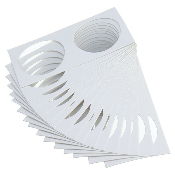 50Pcs Cardboard Coin Holder,0.7''1.6'' Mylar Coin Holder Medal Storage