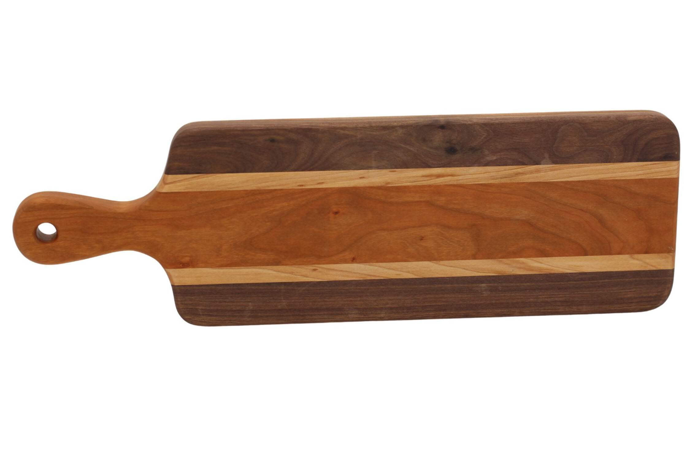 Paddle Handle Cutting Boards Including Oil