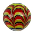 thumbnail image 5 of 25mm Razzamatazz Handmade Art Glass Marble bargello Design 1" Shooter, 5 of 5