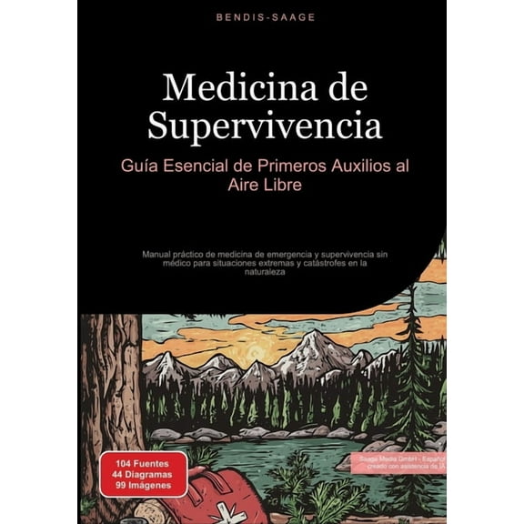 Medicina de Supervivencia: GuÃ­a Esencial de Primeros Auxilios al Aire Libre: Manual prÃ¡ctico de medicina de emergencia y, (Paperback)