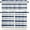 Gray Navy Blue, variant on Sage Green Grey Stripe Kitchen Curtains, Farmhouse Watercolor Modern Geometric 3-Piece Kitchen Curtain Valance and Tiers Set 24 Inch Length, Rod Pocket Half Window Curtains for Cafe Living Room