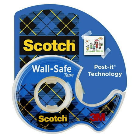 UPC: 0076308907884 | Scotch Wall-Safe Tape Dispenser  3/4 in. x 650 in.  1 Dispenser
