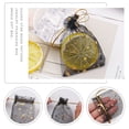 thumbnail image 6 of 120 Pieces Moon Star Organza Jewelry Candy Bags, 2.7x3.5 Inch Sheer Black Organza Pouch Small Gift Bags with Drawstring for Wedding Christmas Party Favors, 6 of 7