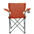 thumbnail image 3 of Ozark Trail Folding Camp Chair with Cup Holder – Lightweight, Portable Outdoor Chair for Camping, Tailgating & Sports – Orange Crush, 3 of 7