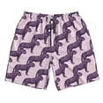 thumbnail image 5 of Goofa Leopard Print Printed Mens Swim Trunks Summer Quick Dry Short Beach Swimwear Bathing Suits-XX-Large, 5 of 9