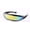 Black frame golden, variant on Retro Sunglasses Fish Shaped Glasses with UV400 Protection Novelty Eyewear for Outdoor Sports Travel Stage Performance