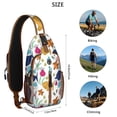 thumbnail image 2 of Crossbody Sling Backpack for Women Men Pattern with Fish Corals and Starfish Shoulder Sling Crossbody Casual Chest Bag for Travel Sports Running Hiking, 2 of 2