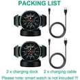 thumbnail image 6 of Tianle Charger Compatible with Samsung Galaxy Watch 1 42mm/46mm, Replacement Charging Dock Cradle for Galaxy Watch SM-R800/R810/R815 Smart Watch [2-Pack], 6 of 6