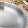 thumbnail image 4 of Mini Poêle en Acier Inoxydable avec Finition Miroir Idéale pour Cuisiner à la Maison Ou en Camping 18cm, 4 of 8