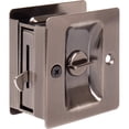thumbnail image 3 of Premium Square Pocket Door Lock, Privacy (Bed/Bath) Latch, Clear Pack, Antique Nickel by Stone Harbor Hardware, 3 of 3