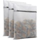 thumbnail image 1 of 3Pcs Durable Honeycomb Mesh Laundry Bags for Delicates 12 x 16 Inches (3 Medium), 1 of 5