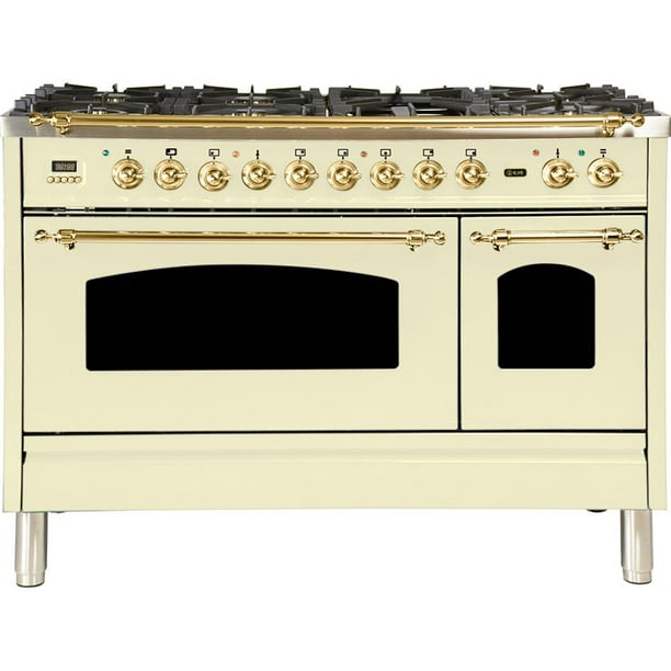 Ilve Upn120fdmpalp Nostalgie Series 48 Inch Dual Fuel Convection Freestanding Range 7 Sealed Ilve Upn120fdmpalp Nostalgie Series 48 Inch Dual Fuel Convection Freestanding Range 7 Sealed