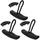 thumbnail image 1 of 1 Pair Plastic Kayak Carry Handle With Strap For Canoe Boat And Other Water Sports Equipment Accessories, 1 of 4