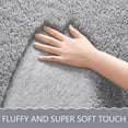 thumbnail image 5 of KIXINWA Grey Round Rug for Kids Room, Fluffy Circle Rug for Bedroom, 4x4 Feet Fuzzy Circular Rug, Soft Plush Area Rug for Bedroom, Non Slip Shaggy Living Room Rug, Nursery Dorm Cute Small Gray Rug, 5 of 6