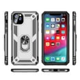 thumbnail image 2 of iPhone 11Pro MAX 6.5 inch Case, Dteck Magnetic Shockproof Adsorption Hard Armor Ring Holder For Car Mount with Kickstand/Military Grade Drop Case For Apple iPhone 11Pro Max 6.5", Silver, 2 of 8