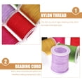 thumbnail image 3 of unbranded Hilo De Nylon 0.8mm Para Bisutería Con 10 Colores Durables Para Manualidades, 3 of 6