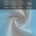 thumbnail image 5 of Blue Grey Ombre Cloth Napkins, Modern Gradient Abstract Art Washable and Reusable Dinner Napkins Set of 4, Table Napkin for Kitchen Party Birthday Wedding Hotel Housewarming 20"x20", 5 of 8