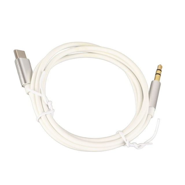 Cable USB C A Conector Auxiliar De Sonido De 3,5 Mm, Portátil Sin Pérdidas Tipo C A Cable De Sonido De 3,5 Mm TPE Ecológico Conexión Fácil Segura Para Automóvil Para Altavoz