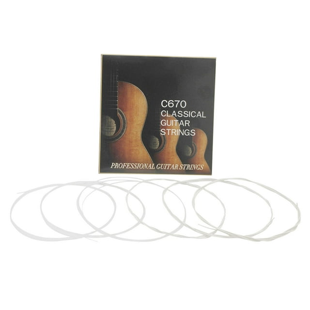 <p>Student Classical Guitar String, Sound Quality Guitar String Strong Toughness 6PCS Set Durable Rustproof For Repair Shops</p>