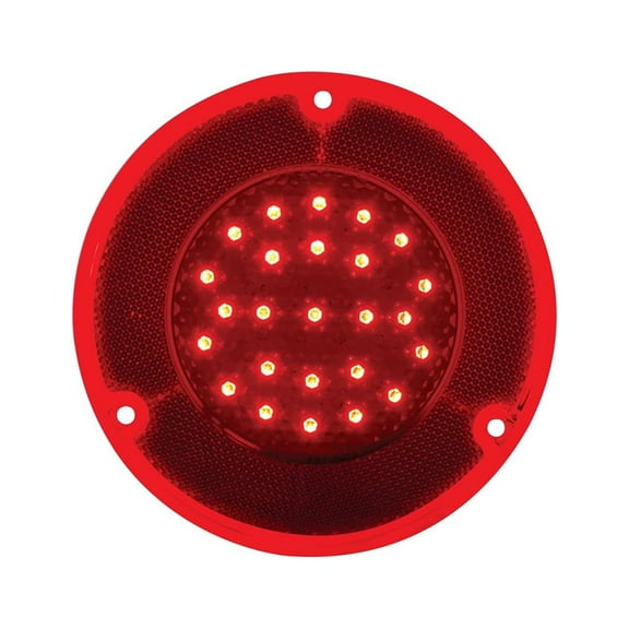 United Pacific CTL6772LED Super Bright 25LED Tail Light for 1967-72 Chevy/GMC Stepside Truck, Injection Molded Lens, 1157 Plug Connection – ONE Unit