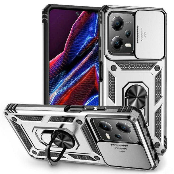 Estuche GANGXUN para Xiaomi Redmi Note 12 Pro 5G, soporte giratorio 360°, estilo mecánico y magnético
