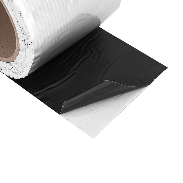 Cinta impermeable autoadhesiva de 10x500cm papel de aluminio sellador adhesivo fuerte cinta de tira de calafateo para grietas en la pared del techo reparación de fugas ANGGREK Otros