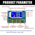 thumbnail image 3 of CIYISON 3 Channel PWM Pulse Generator Signal Generator Module Adjustable Frequency Square Wave Rectangular Wave Signal Generator, 3 of 8