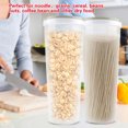 thumbnail image 3 of Caja portátil para cereales y fideos, para arroz, frijoles y alimentos secos, de plástico verde claro, para almacenamiento en la cocina, 3 of 8