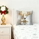 thumbnail image 5 of Funda de almohada de poliéster con estampado dorado para decoración navideña, ideal para dormitorio, sala de estar, sofá, Halloween, otoño, adornos navideños., 5 of 6