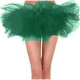 thumbnail image 2 of Baqcunre Adult Tulle Skirt 6 Layered Tutu Mini Ball Gown Skirt Women Classic Princess Fluffy Ballet Skirts Women'S Skirts Tulle Skirt Mini Skirt Skirts For Women,Color Army Green,Size L, 2 of 4