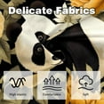 thumbnail image 3 of Panda Sunflower Velvet Decorative Throw Pillow Inserts - Set of 2, Chair Pillow Covers - Unique Patterns, 16x16, 18x18, 20x20 Inches for Home Decor & More, 3 of 6