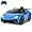 Blue, variant on Licensed Lamborghini Huracan Ride on Car by OLAKIDS, 12V Kids Electric Vehicle Battery Powered Toy with Remote Control, LED Lights, Spring Suspension, Bluetooth, MP3, Aged 3-8 Years