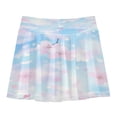 thumbnail image 2 of Girls' Skorts Elastic Waist Skorts with Inner Shorts Athletic Workout Shorts Skirts Pastel Blossoms Medium, 2 of 9