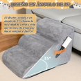 thumbnail image 4 of Escalera Plegable para Mascotas Desmontable 3 Niveles - Modular de Velcro, Almohadilla de Lana de Cordero, Almacenamiento, Independiente, Cojín Lavable Antideslizante, para Perros y Gatos, 4 of 7