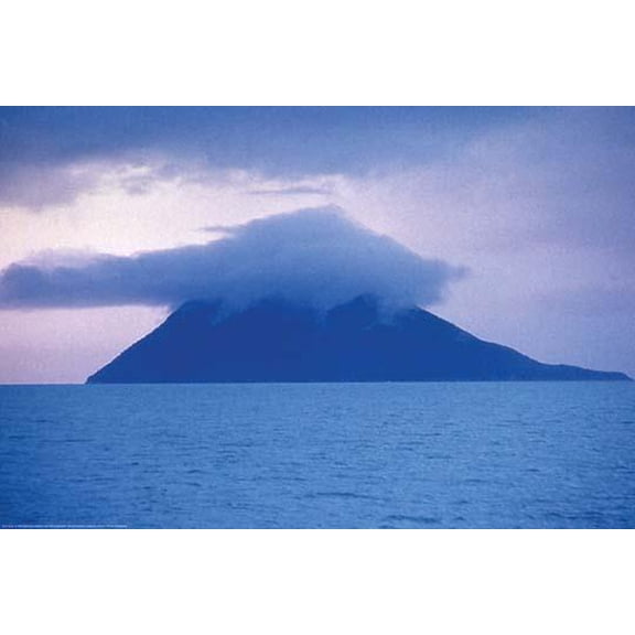 Passing Kayak Island- Fine Art Canvas Print (20" x 30")
