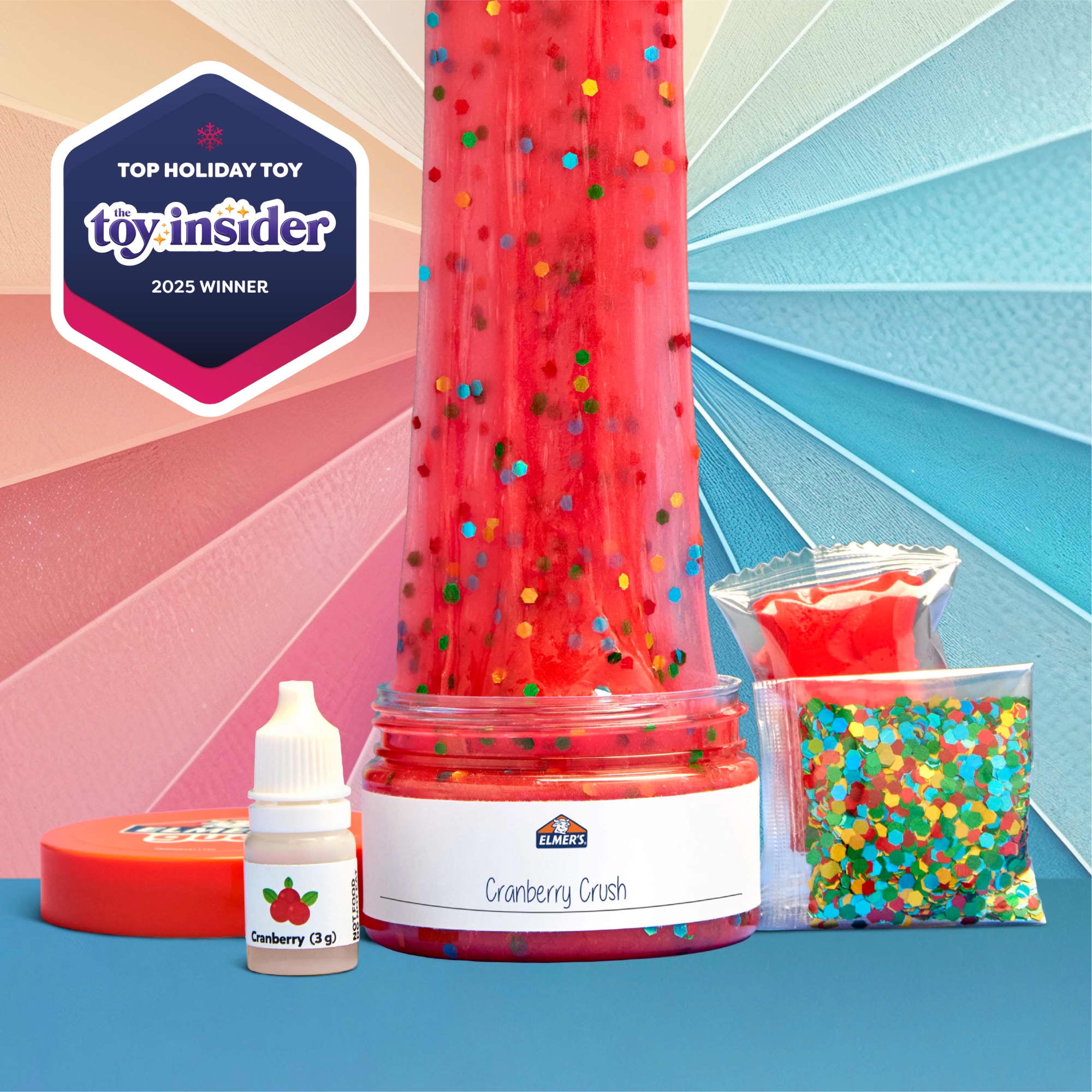Elmer's Color Wheel Slime Kit, Includes Premade Slime and Slime Supplies, 24 Piece Kit