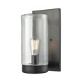 thumbnail image 1 of Ambler 1 Light Outdoor Wall Sconce In Oil Rubbed Bronze With Clear Glass, 1 of 1