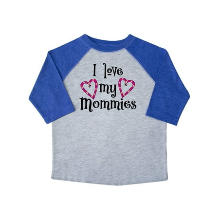

Inktastic I Love my Mommies- hearts Gift Toddler Boy or Toddler Girl T-Shirt