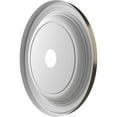 thumbnail image 4 of Ekena Millwork 22"OD x 3 1/2"ID x 1 1/2"P Traditional Thermoformed PVC Ceiling Medallion (Fits Canopies up to 13 1/2"), Metallic Dark Bronze, 4 of 5