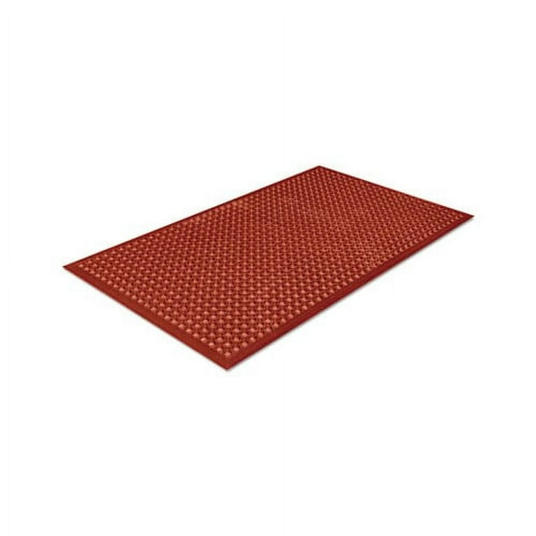 Safewalk-Light Heavy-Duty Anti-Fatigue Mat, Rubber, 36 x 60, Terra Cotta Safewalk-Light Heavy-Duty Anti-Fatigue Mat, Rubber, 36 x 60, Terra Cotta